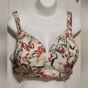 Cacique Floral Print Bra